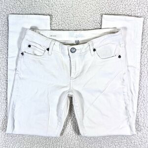 KUT From the Kloth Jeans Women’s Size 6 (Actual 32x28.5) White Katy Boyfriend